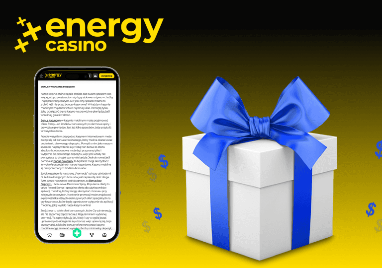 energy casino app bonusy