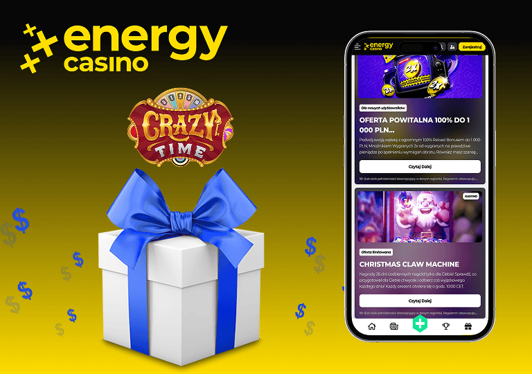 energy casino crazy time bonusy i promocje