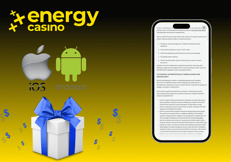 energy casino bonus aplikacji mobilnej