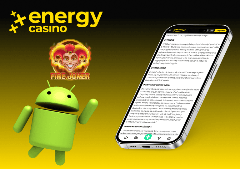 energy casino fire joker na telefonie