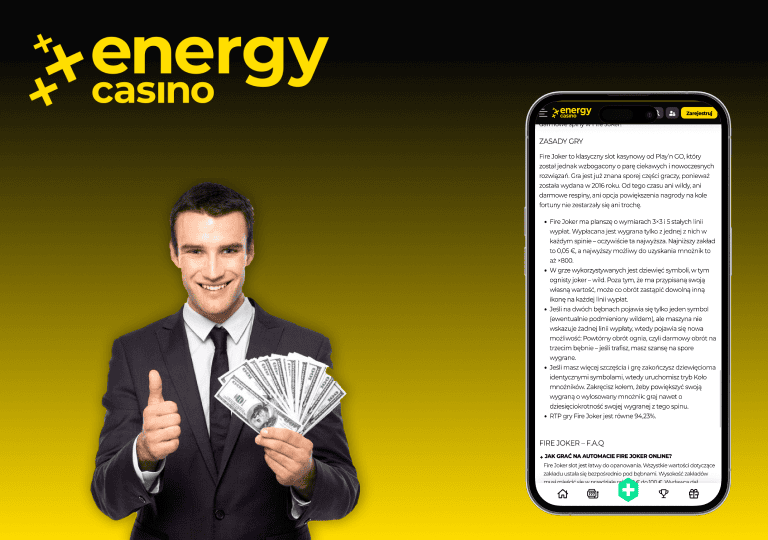 energy casino fire joker opinie graczy