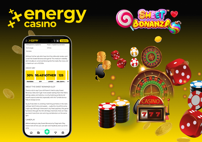 energy casino sweet bonanza parametry techniczne